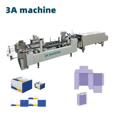 1400 kg Papel de alimentação Máquina de colagem automática de pasta de caixa CQT-800 para caixas onduladas