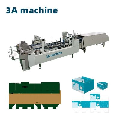 1400 kg Papel de alimentação Máquina de colagem automática de pasta de caixa CQT-800 para caixas onduladas