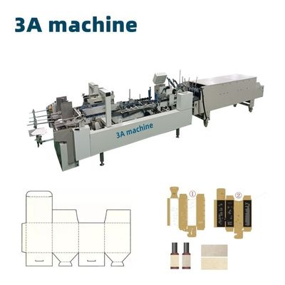 CQT-800 Cartão/caixinha corrugada de linha recta máquina de colagem automática de pasta de caixa