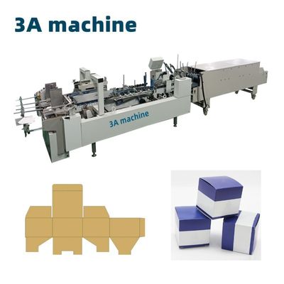 CQT-800 Cartão/caixinha corrugada de linha recta máquina de colagem automática de pasta de caixa