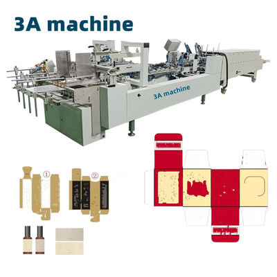 CQT 800 Caixa de cartão/caixas corrugadas de linha recta Máquina de colagem automática de pasta de caixa