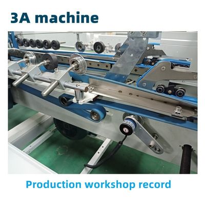 CQT 800 Caixa de cartão/caixas corrugadas de linha recta Máquina de colagem automática de pasta de caixa