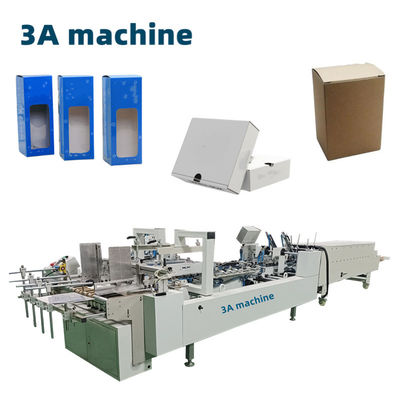Máquina de dobragem de papel para cartão CQT 800/caixa corrugada de linha recta Mini Folder Gluer