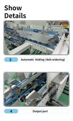 CQT 800 Caixa de cartão/caixas corrugadas de linha reta Máquina de colagem automática de pasta de cartão