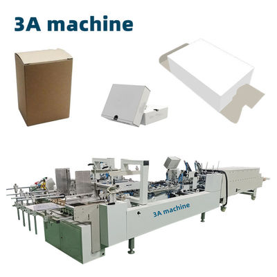 CQT 800 Caixa de cartão/corrugada de linha reta Máquina de colagem de pasta semi-automática