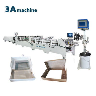 Máquina de colagem de pasta CQT-1300 para caixa de 4 cantos e caixa de papel de 6 cantos