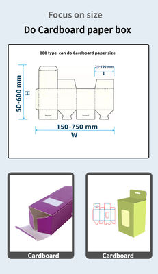 3A Máquina de colagem automática de folhas CQT 800 para colagem de caixas de cartão/caixas onduladas