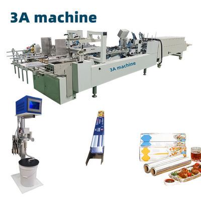 Máquina de colagem automática de embalagem de papel alumínio e papel de estanho CQT-800