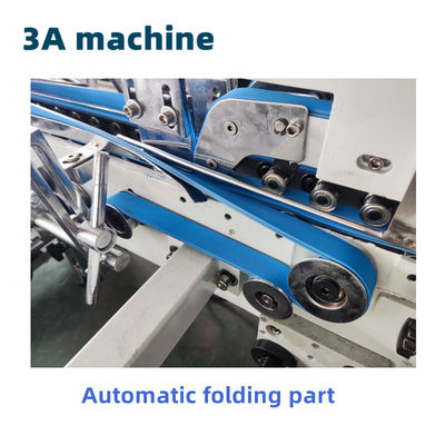 Máquina de colagem automática de pasta ZH 800 Caixa de colagem lateral acionada elétrica Caixa de linha reta