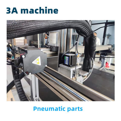 Pressão de ar 0,5-0,8MPA Máquina de pulverização de adesivos de fusão a quente para embalagens de embalagens de cartão