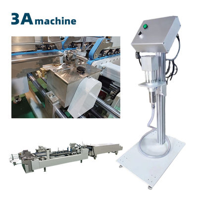 Máquina de cola automática CQT para colagem de pasta de caixa