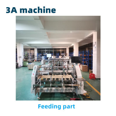 CQT-1300 Máquina de colagem automática de caixas onduladas para 4 6 dobras de canto e colagem