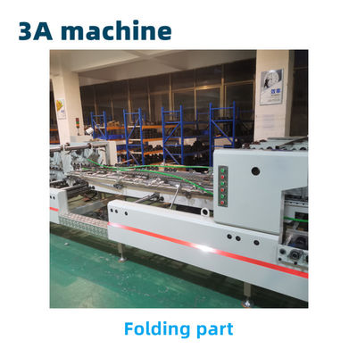 CQT-1300 Máquina de colagem automática de caixas onduladas para 4 6 dobras de canto e colagem