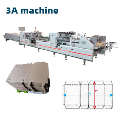 Máquina de colagem automática de pastas CQT-1300 fácil de operar para caixa plana caixa de cartão