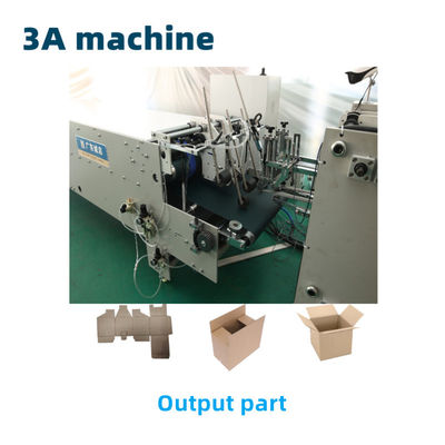 Máquina de colagem automática de pastas CQT-1300 fácil de operar para caixa plana caixa de cartão