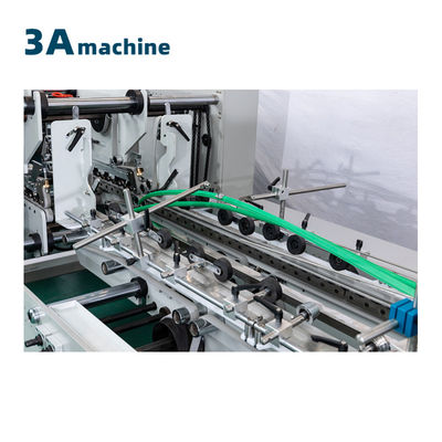 Máquina de colagem de pastas avançada CQT850 para 4 esquinas caixa 6 esquinas caixa de papel papel dobrar