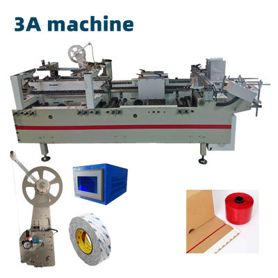 Máquina de caixa de papelão CQT-DSA2 fácil e conveniente para fácil colagem de dois lados