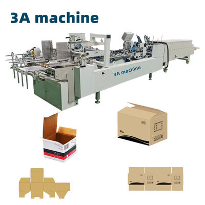 Máquina avançada de colagem de pasta de papel corrugado CQT-800WK-2 para caixas de papelão