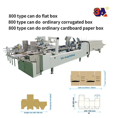 Máquina de colagem de pasta profissional para fabricação de caixas de papelão