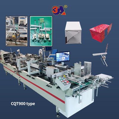 Máquina de colagem automática de folhas do tipo CQT-900 para cola lateral
