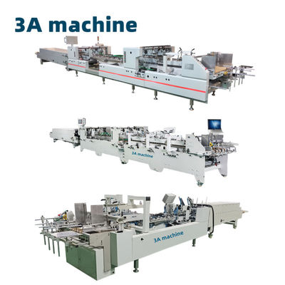 Máquina de colagem de folhas pneumática profissional para 4/6 Corner Box Driven Type Pneumatic