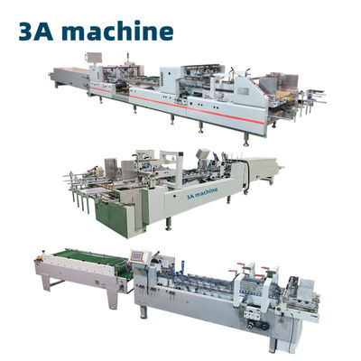 Máquina de colagem de pasta para cartão corrugado Caixa de cartão CQT-800A Tipo de papel 200g-650g
