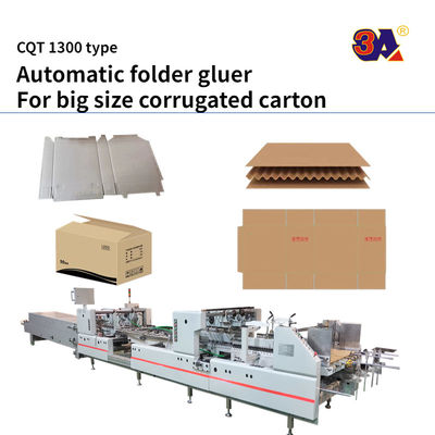 Máquina de colagem de pasta para cartão corrugado Caixa de cartão CQT-800A Tipo de papel 200g-650g