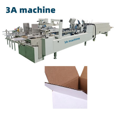 Pneumatic Driven CQT-1300WK-2 Corrugated Paper Box Folder Gluer para fácil operação