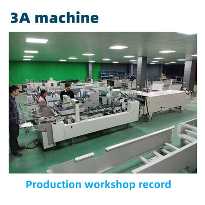 Pneumatic Driven CQT-1300WK-2 Corrugated Paper Box Folder Gluer para fácil operação