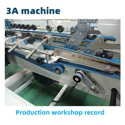 Máquina de colagem de papelão CQT-1300WK-2 para caixa pequena com cola fria solúvel em água