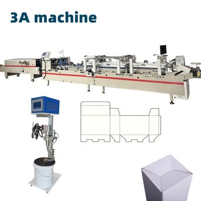 Máquina de colagem de folhas avançada CQT-900 para dobragem e colagem automática de papelão